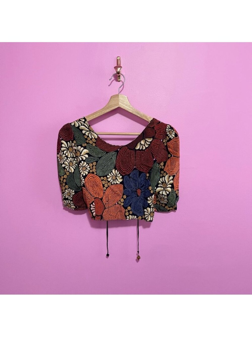 FARM Rio Reversible Crop Top Floral Women’s Small Bem Me‎ Quer - Picture 2 of 14